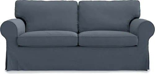 Vista 12 de MASTERS OF COVERS Ektorp - Funda de repuesto para sillón IKEA Ektorp (océano oscuro), no apta para sofá de la serie Uppland (solo funda de sillón)
