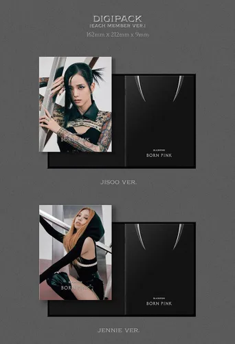 Vista 2 de BLACKPINK - BORN PINK, Digipack Version (LISA Cover incl. Album, PreOrder Benefit, Extra Photocards)