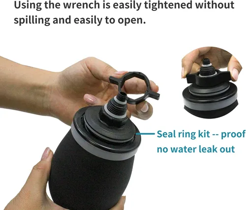 Vista 6 de TopQuaFocus Kit de bombilla de enema grande de 14.5 onzas para hombres y mujeres, limpieza de colon, cuidado femenino, sin BPA ni ftalatos