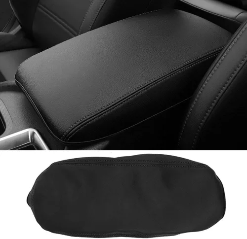 Vista 7 de LEXLEY, Con "SENTRA" LOGO - Funda para reposabrazos, almohadilla de consola central, impermeable, antiarañazos, de cuero, para Nissan 2013-2019