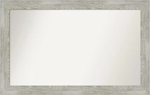 Vista 106 de Amanti Art Espejo personalizado, espejo de baño Alexandria Greywash, espejo de pared o espejo de tocador de baño sobre el fregadero