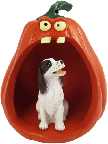 Vista 116 de Conversation Concepts Figura de Corgi galés de Halloween y calabaza Welsh Corgi Pembroke