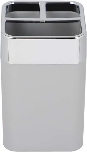 Vista 3 de Home Basics TH35007, Portacepillos de dientes, Gris