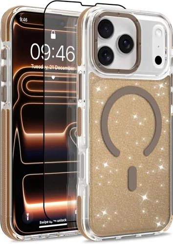 Vista 184 de Funda magnética para Google Pixel 10 Pro XL [compatible con Magsafe] [bonito diseño fluorescente de moda] a prueba de golpes, delgada, translúcida