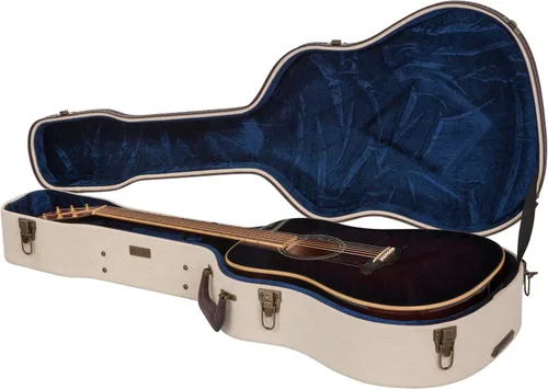 Vista 7 de Gator Cases Journeyman Series Deluxe Wood Case for Resonator Style Acoustic Guitars