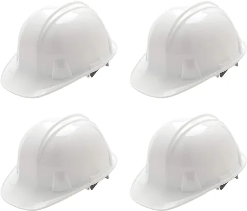 Vista 13 de Pyramex SL Series Cap Style Hard Hat, 4-Point Ratchet HDPE shell, Rain trough, Low-profile design, Fits all head sizes, Construction & utility