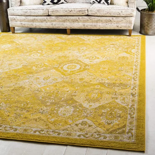 Vista 35 de Unique Loom Penrose Collection - Alfombra de área - Blake (2' 2" x 3' 1" Rectángulo, Verde/Beige)