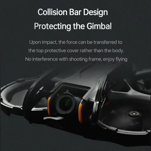 Vista 5 de Armadura mejorada de protección completa de 360° para DJI AVATA 2 Drone Protector Anillo de parachoques Barra protectora Accesorios anticolisión