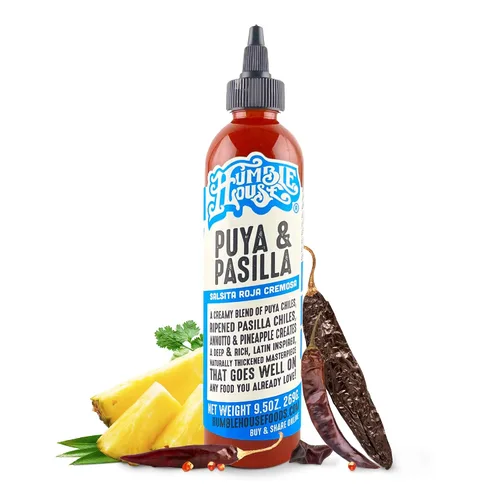 Vista 9 de Humble House - Salsa picante de chiles Ancho & Morita, baja en calorías y sodio, condimentos veganos para alitas de pollo, filetes, tacos