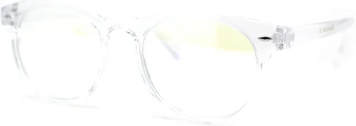 Vista 5 de SA106 Gafas de computadora con bloqueo de luz azul con borde redondo para niños Rosa claro