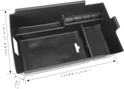 Vista 6 de MARCHFA Bandeja organizadora de consola central compatible con Chevy Equinox 2018, 2019, 2020, 2021, 2022, 2023, 2024, accesorios para Chevy