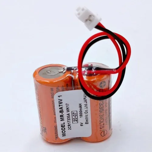Vista 4 de 1800mAh MR-BAT6V1 2CR17335A WK17 6V CR17335 Batería de litio con conector