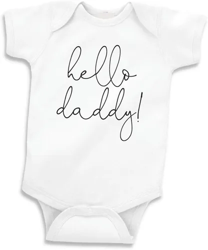 Vista 5 de Bump and Beyond Designs Hello Daddy Anuncio de embarazo a su esposo