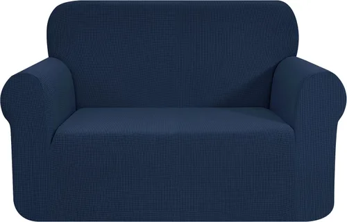 Vista 99 de CHUN YI - Funda elástica de 1 pieza para sillón grande, funda protectora suave de Jacquard con elastano, detalle de cuadros y parte inferior