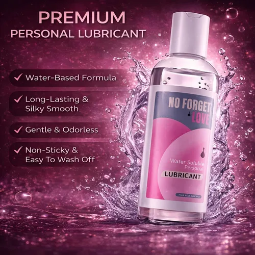 Vista 3 de Lubricante personal a base de agua prémium para hombres y mujeres, gel íntimo suave, duradero y no pegajoso, seguro para condones, compatible