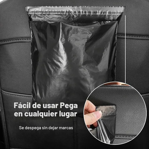 Vista 4 de Bolsas de basura desechables para automóviles Bolsas de limpieza