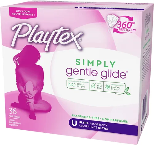 Vista 10 de Playtex Tampones Gentle Glide, ultra absorbencia sin perfume, 36
