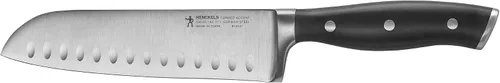 Vista 14 de HENCKELS Forged Accent Razor-Sharp - Juego de cuchillos Santoku de 2 piezas, mango blanco, ingeniería alemana respaldada por más de 100 años