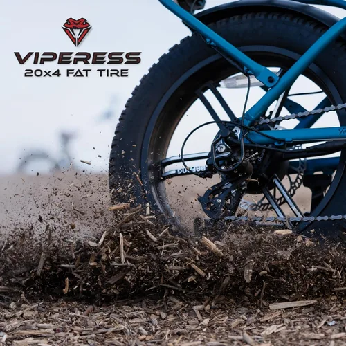 Vista 5 de HEB VIPERESS 26x4 and 20x4.0 Fat Tire - Puncture Resistant Ebike Tires, 20x4 Fat Bike Tire for Electric Bike, MTB, Heavy Duty, All Terrain Tire for