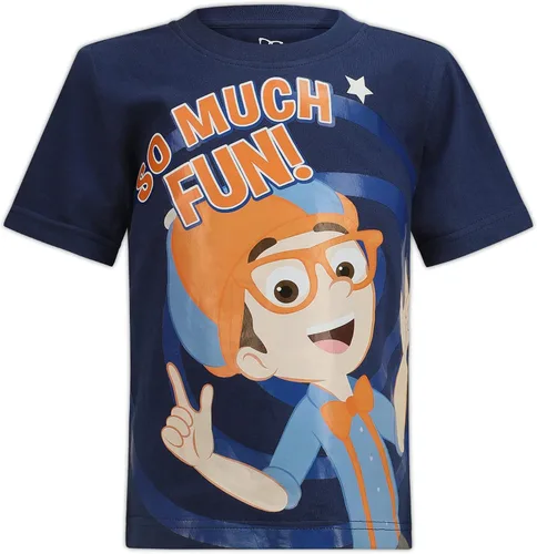 Vista 2 de Blippi Boys 2 Piece Short Sleeve T-Shirt and Pant Set for Toddler and Big Kids