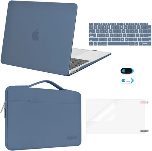Vista 14 de MOSISO Funda compatible con MacBook Air de 13 pulgadas, chip M1 2021, 2020, 2019, 2018, versión A2337, A2179, A1932, pantalla de retina, funda