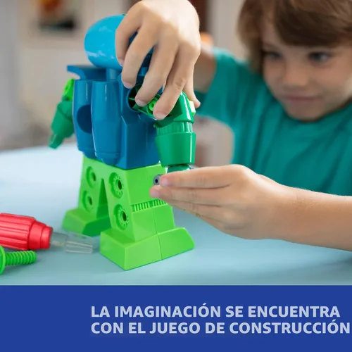 Vista 3 de Educational Insights Robot de diseño y taladro - Juguetes de construcción y herramientas para niños, conjuntos de construcción de juguetes