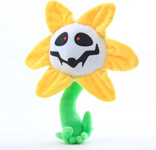 Vista 3 de Flowey Juguete de peluche de 10 pulgadas con figura de girasol para regalo