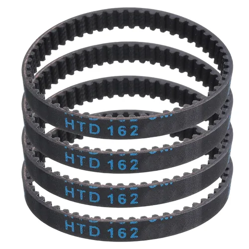 Vista 10 de uxcell 4 piezas HTD-3M Correa de Distribución de Goma 48 Dientes, Longitud de Paso 144mm x Ancho 6mm x Altura 2.4mm, Correa de Polea de Distribución