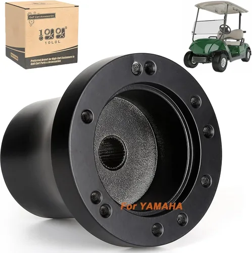 Vista 10 de Adaptador de volante de carrito de golf 10L0L para Club Car DS, negro