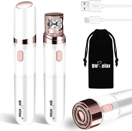Vista 7 de Depilación facial para mujeres, removedor de vello facial indoloro eléctrico, dispositivo recargable de depilación para la cara, labio, barbilla