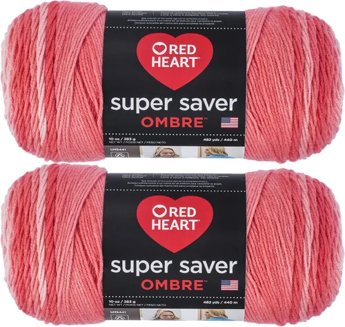 Vista 66 de Red Heart Super Saver Jumbo Ovillo de lana, Amatista