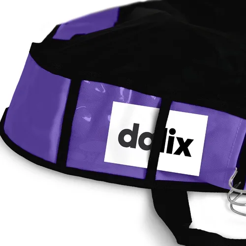 Vista 7 de DALIX 39" Bolsa de ropa Trajes Vestidos Ropa Plegable Zapato Bolsillo en Púrpura