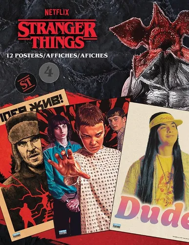 Vista 2 de Libro de pósteres de Stranger Things de Netflix: temporada 4