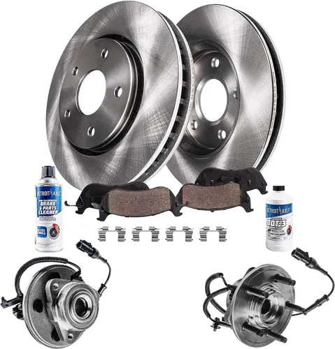 Vista 29 de Detroit Axle - Rotores de freno para Ford Mustang 2015 2016 2017 2018 2019 2020 2021 2022 2023 Rotores de freno de disco 2016 2017 2018 2019