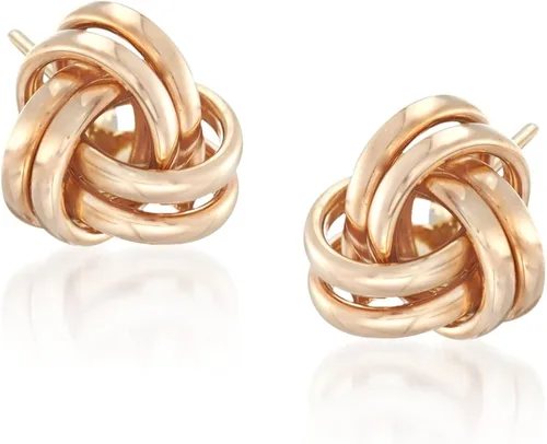 Vista 3 de Ross-Simons Juego de joyas de oro amarillo de 14 quilates collar y aretes 18 pulgadas Oro no conocido