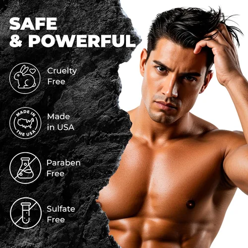 Vista 5 de Bossman Combo de champú y acondicionador para el cabello, sin parabenos y sin sulfatos (Royal Oud)