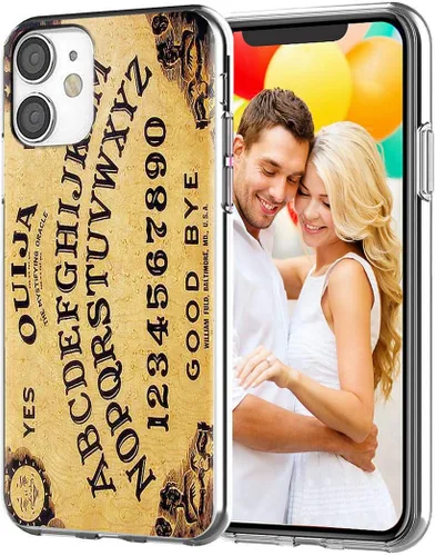 Vista 7 de Funda diseñada para iPhone 12 Mini, protección completa 360 a prueba de golpes, delgada, flexible, suave, TPU transparente, con diseño para iPhone