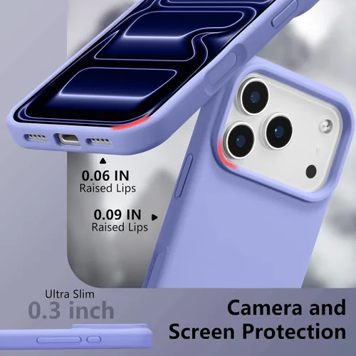 Vista 24 de Funda magnética de silicona para iPhone 13 Pro, color blanco antiguo [Compatible con Magsafe] [Forro de microfibra suave antiarañazos], funda