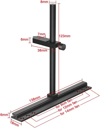 Vista 2 de Soporte de GPU, Soporte de Tarjeta Gráfica, Soporte de GPU, Soporte de Tarjeta de Video, Soporte de GPU, Soporte Ajustable Antihundimiento de GPU