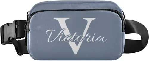 Vista 16 de Riñoneras personalizadas para mujeres y hombres, bolsa de cinturón personalizada con correa ajustable, riñoneras de moda, bolsa cruzada para la #01