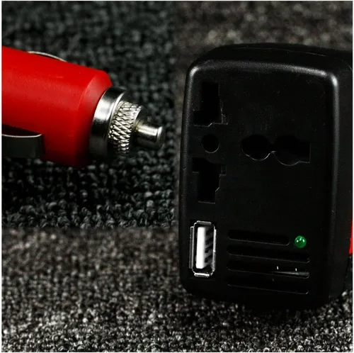 Vista 3 de SING F LTD Adaptador de corriente inversor de coche w USB 150W DC 12V a AC 110 o 220 V piezas vehículos