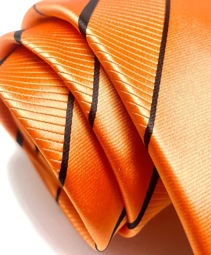 Vista 52 de Scott Allan - Corbatas de rayas para hombre - Corbata tejida para hombre