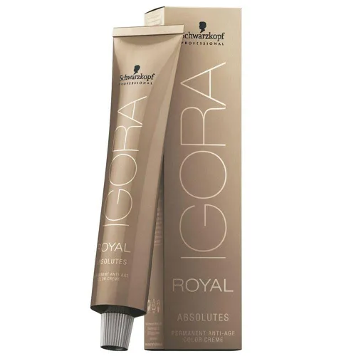 Vista 4 de Schwarzkopf Professional Igora Royal Absolutes - Coloración para el cabello, 6-50, rubio oscuro dorado natural, 2.1 onzas