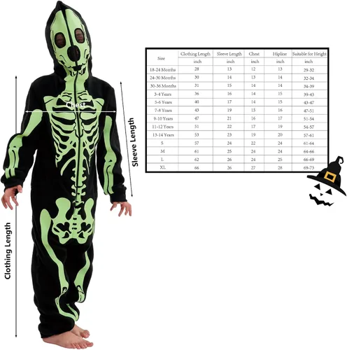 Vista 6 de Cheetah Tiger Skeleton Costume Toddler Kids Adult Halloween Costume Animal Oneise Costume Outfit for Girls Boys Women Men