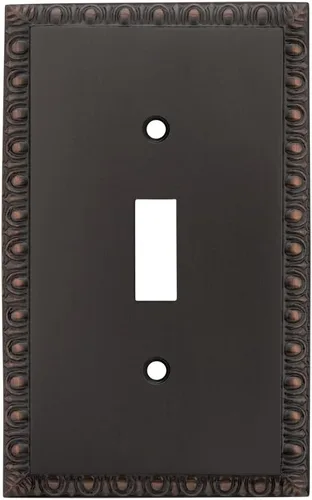 Vista 68 de Nostalgic Warehouse Egg & Dart Deco - Cubierta para placa de interruptor de salida eléctrica
