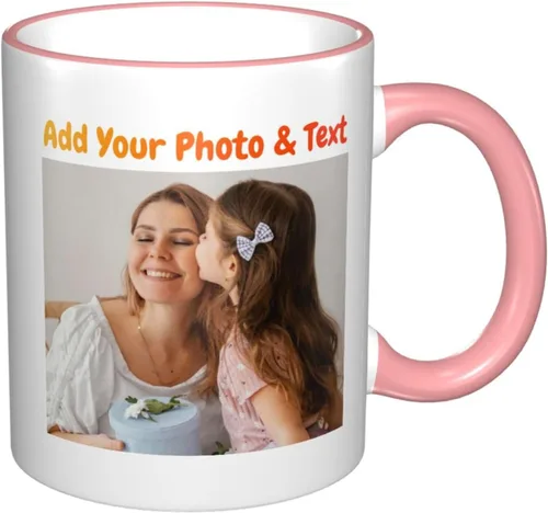 Vista 14 de Tazas de café con foto personalizada, taza de café personalizada con imagen, tazas personalizadas, regalos para hombres y mujeres