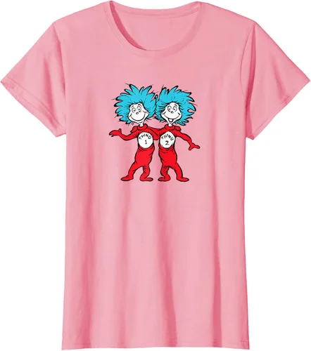 Vista 17 de Dr. Seuss Thing 1 Thing 2 Buddies - Camiseta Negro