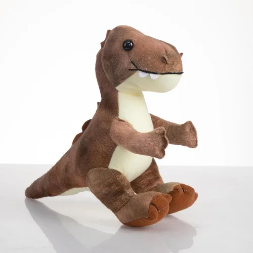 Vista 17 de HollyHOME Animal de peluche de dinosaurio, juguetes de peluche de Azul