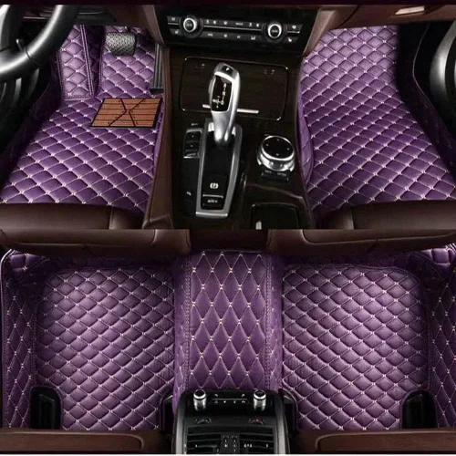Vista 19 de ARAAO Alfombrillas de automóvil personalizadas para hombres y mujeres, sedán, SUV, automóvil, deportivo, antideslizantes, de lujo, (todo negro)