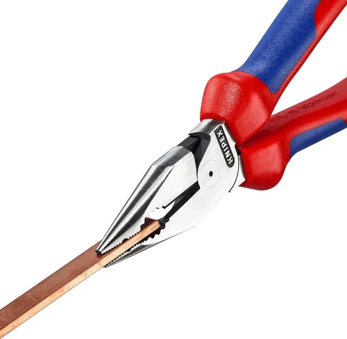 Vista 5 de KNIPEX 08 22 185 Alicates combinados puntiagudos con asas cómodas Negro Atramentized 7.283 in